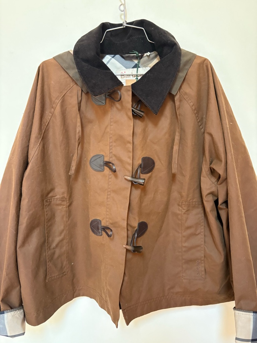 NWT Barbour Women’s Myra Wax Jacket Size 14 US - Picture 10 of 16